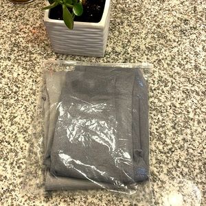 To brand new pairs of leggings.